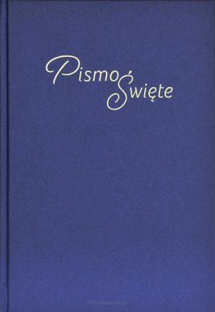 Biblia Gdańska UBG - Normalna czcionka F1 oprawa twarda granat