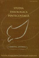 Studia Theologica Pentecostalia - Rocznik WSTS 2013