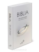 Biblia Paulistów "z rybką" (opr. miękka, szara) z kolorową wkładką