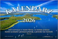 Kalendarz ścienny na rok 2026 z wersetami biblijnymi