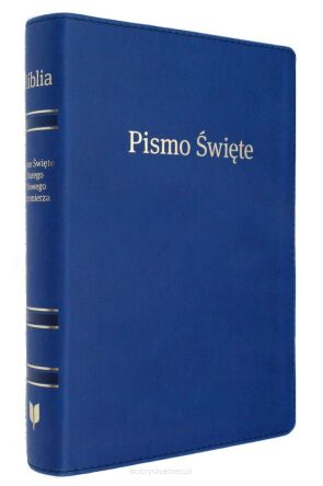 Biblia EIB średnia PU, kolor niebieski