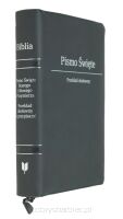 Biblia SNPD Duża PU przekład dosłowny Zamek Grafit
