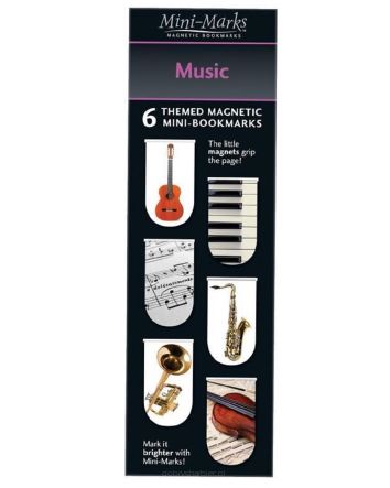 Zakładki magnetyczne. Music (6 sztuk)